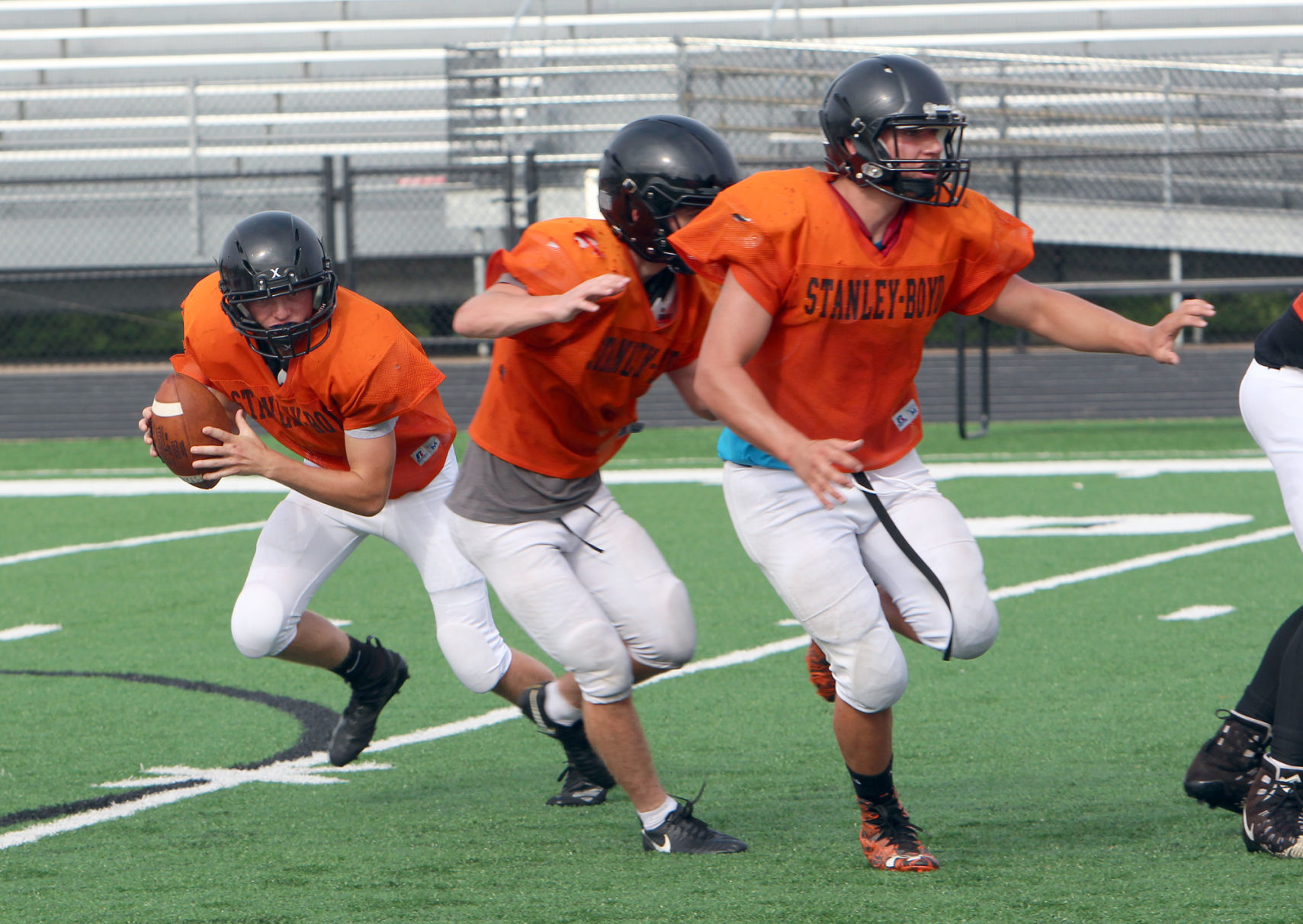 Stanley-Boyd football practice 8-12-19